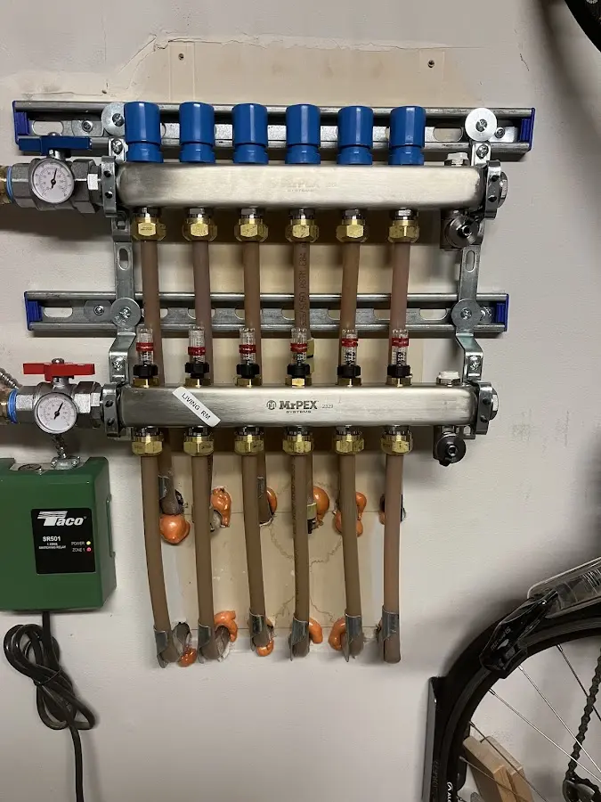 Plumber performing Leak Detection at a residential property in Eden Isle